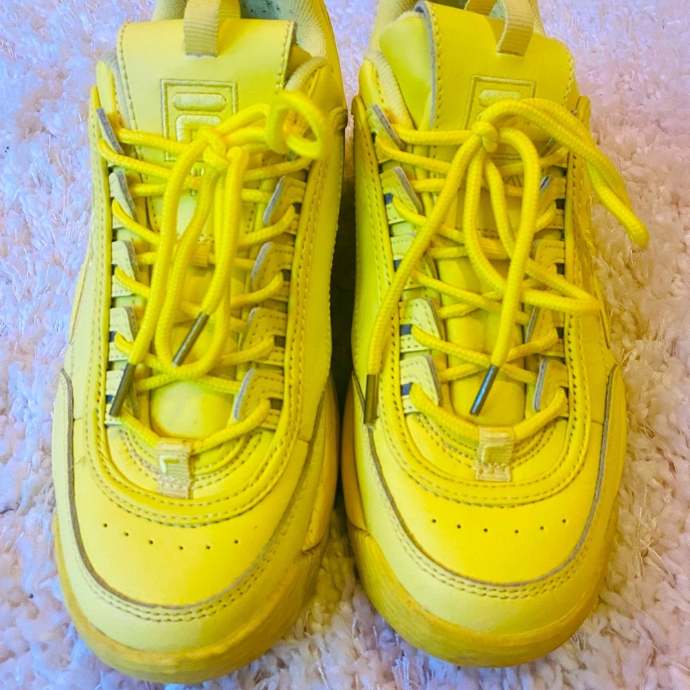Fila Disruptor II 💛bright yellow💚